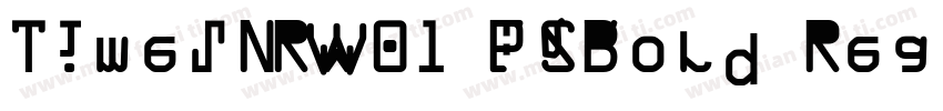 TimesNRW01 PSBold Regular字体转换